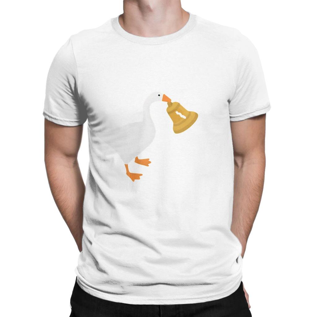Untitled Goose Game Bell Funny 100 Cotton TShirt Untitled Goose Game Tees Tops For Unisex