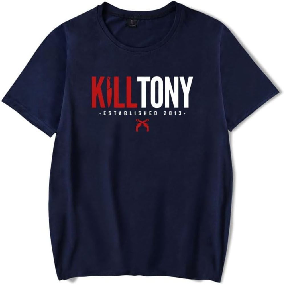 

Футболка с коротким рукавом Kill Tony Merch, унисекс, модный топ с круглым вырезом, принты, мужская хлопковая футболка, повседневная свободная одежда, мужская футболка XXL