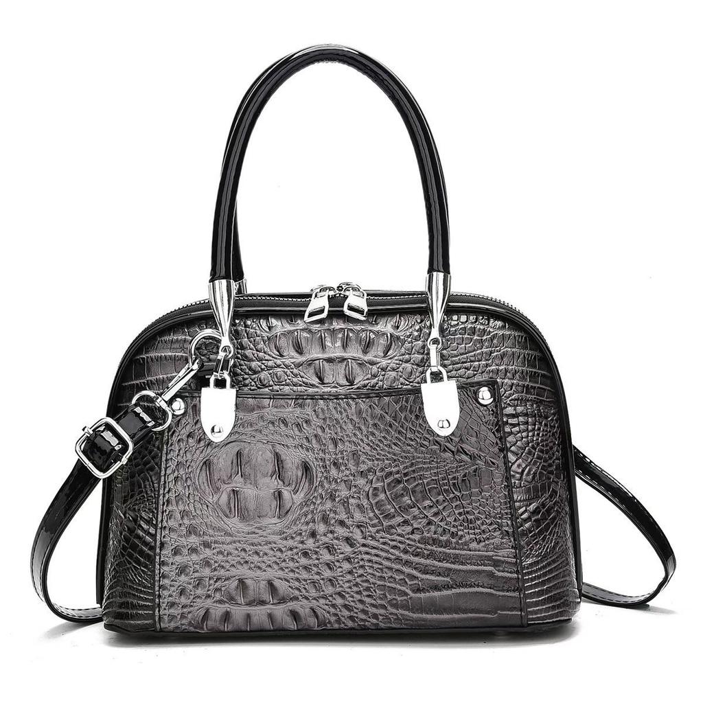 Luxury Handbags Women Bags Designer Crocodile Pattern Ladies Boston Shoulder Bag High Quality Womens Casual Tote Bag Bolso Mujer
