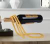 Stylish Floating Wine Mount Modern Pearls Wine Display Holder and Storage Stand X3UC