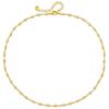 K Gold Plated Copper Devil Eye Heart Clavicle Chain Fashion Necklace For Women