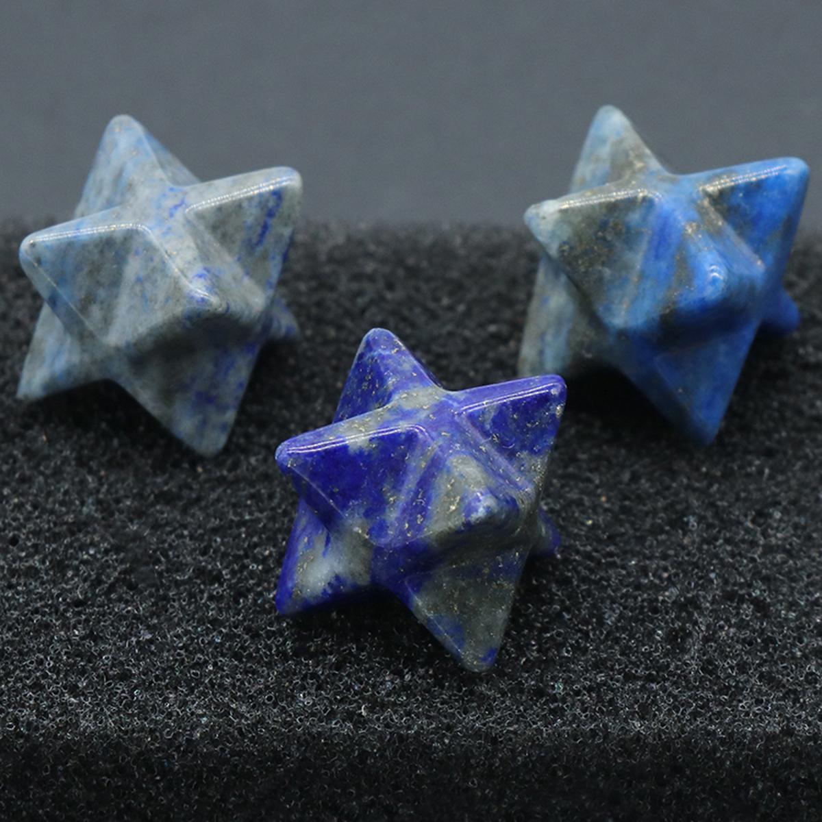 

маленький духовный исцеляющий хрустальный орнамент, натуральный камень звезда Карба, домашний декор, гексаграмма, мини-мебель, ювелирные изделия, 14x20 мм 14x20mm