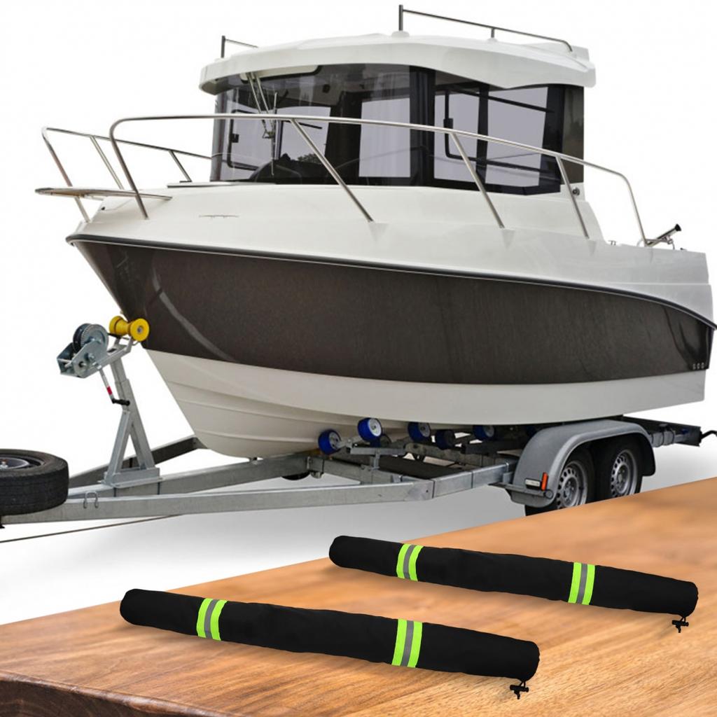 Oversized Safety Reflective Boat Trailer Guiding Poles Cover Set of Two
