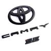 rtzup10 3-piece Set Emblem for Toyota Camry Modified Covering Car Sticker 3D Trunk Sticker Accessories SE LE XSE Auto Exterior Decor