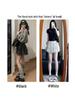 Summer 2025 Floral High-Waisted Loose Slimming Drawstring Anti-Exposure Cake Skirt