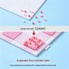 2.6mm Transparent Perler Bead Board - Wear-Resistant DIY Jigsaw Puzzle Craft Template