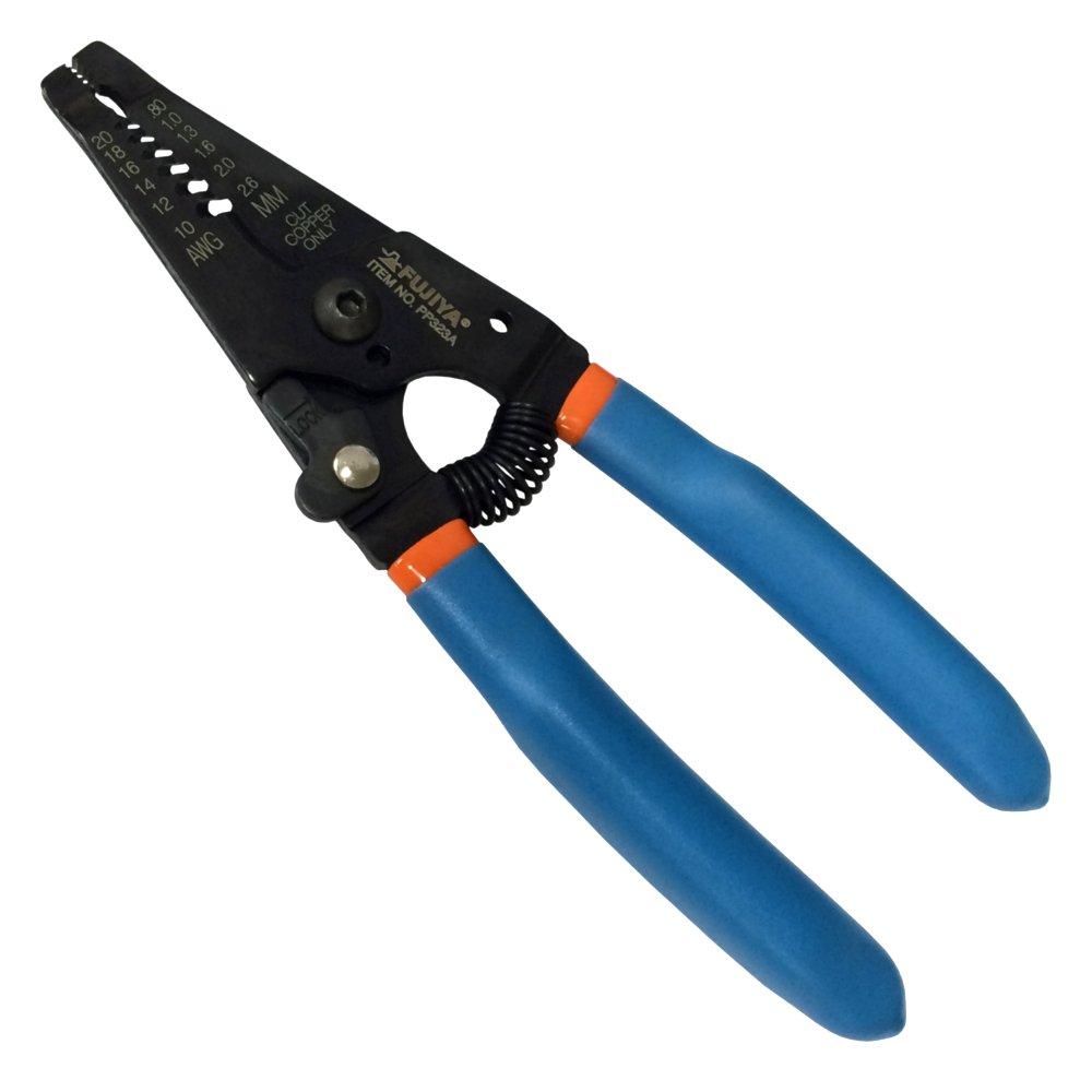 

Fujiya wire stripper A type Wide grip reduces hand strain (AWG/mm display) PP323A-165
