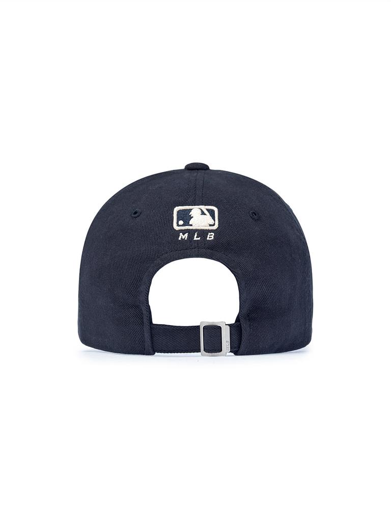 Emelbi Peach Twill Structured Ball Cap Ny (Navy)