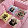 Anime S-Smokey B-Bear Pillow Case pattern printing pillowcase living room sofa cushion cover bedroom room decor