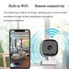 Wireless HD Wide-Angle Mobile Remote Indoor Surveillance Camera