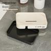 Double Layer Soap Dish for Dorm Bathroom - Countertop Storage and Drain Box