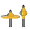 2-teiliges Handlauf-Fräser-Set, Standard-/Flötenlinienmesser, Schneidwerkzeuge für die Holzbearbeitung – 8 mm/12 mm/12,7 mm Schaft