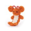 Apricot Lamb Lazy Lobster Plush Toy for Kids, Soft and Cute, Fluffy Lazy Lobster for Girls and Boys, 22cm