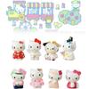 Adorable 8 Piece Hello Kitty Cartoon Figurine Collection Pvc Toy Set For Display