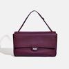High-end and Elegant Single-shoulder Underarm Handbag Made of Genuine Leather, Women's Bag with A Flap Closure Casually