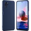 Protective Case - E.F.CONNECTION - Redmi Note 10 4G - Flexible - Silicone - Navy Blue