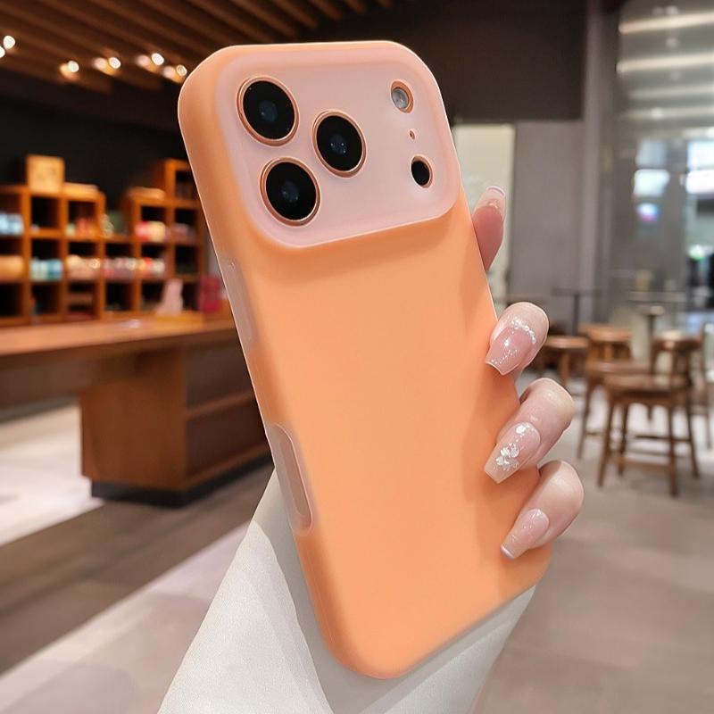 Camera Protection Jelly Silicone Soft Matte Case For iPhone 17 16 15 14 13 12 Pro Max Candy Shockproof Soft Thickened Cover