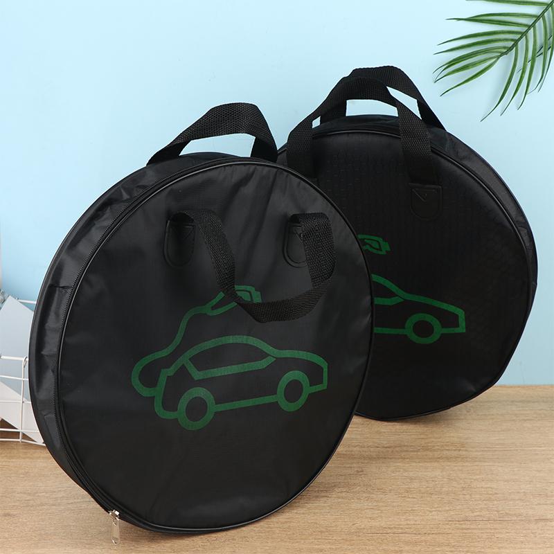 Electric Car Battery Jumper Cable Storage Bag Waterproof Ev Car Rechargeable Gun Storage Organizer For Charging Cables Cords