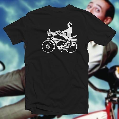 Pee Wee Herman Bicycle COTTON T-SHIRT Schwinn DX Cruiser Comedy Gold Unisex T-Shirt L