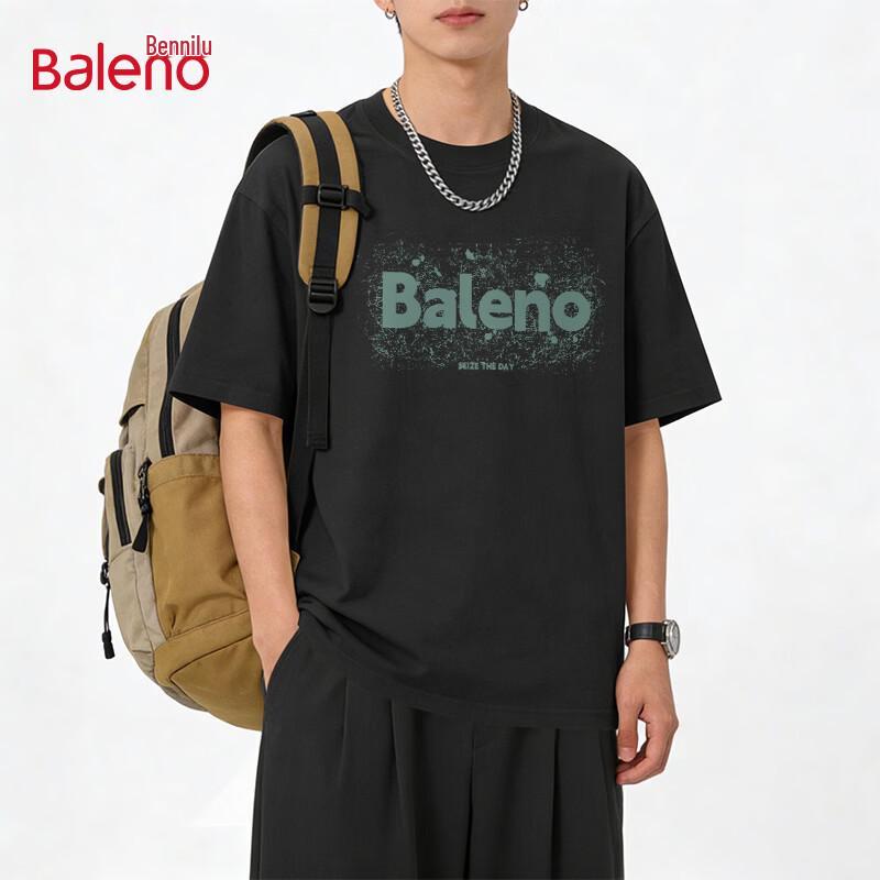 Baleno Men's 2026 Summer Loose Fit Pure Cotton Graphic Tee