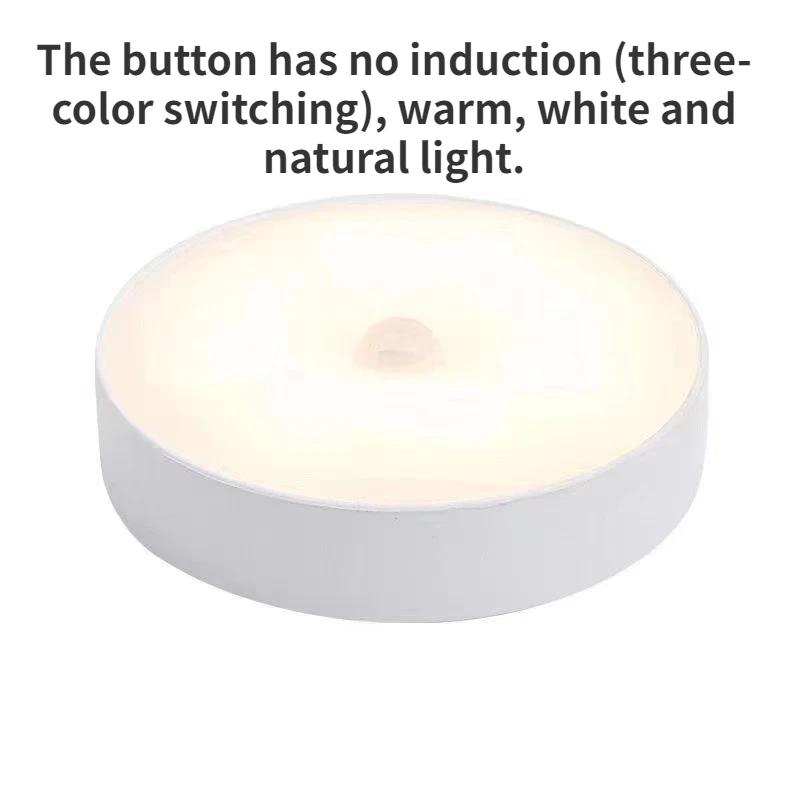 

Светодиодный интеллектуальный датчик человеческого тела Ночной светильник Аварийное автоматическое освещение USB зарядка Беспроводной магнитный присоска Использование Ночной светильник