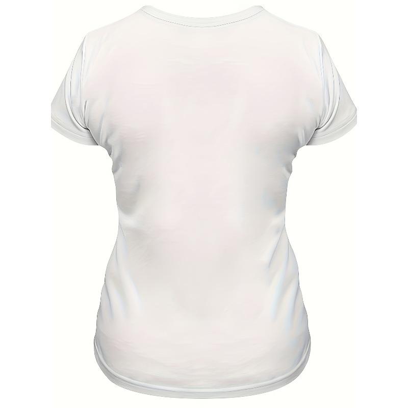 Elegantes Damen-Polyester-Strickoberteil in europäischer Größe - Bequem, Lässig, Kurzarm, Rundhalsausschnitt, Leicht dehnbar, für alle Jahreszeiten