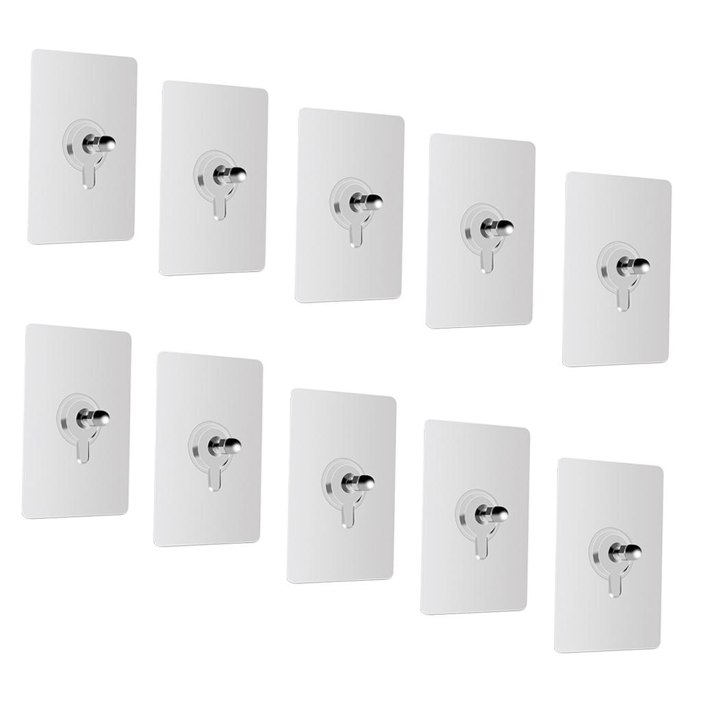 Nails Heavy Duty Wall Hooks Door Non-marking Screw Drill Self-waterproof