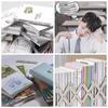 Foldable Display Bookshelf Retractable Bookstand Multifunction File Sorter Rack  Book Holder