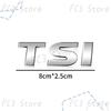 New 3D ABS Plastic Car Styling TSI Logo Emblem Rear Bumper Trunk Badge Sticker For VW Volkswagen Golf 4 5 6 MK6 MK7 Jetta Passat GJ4