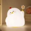 Cute Mini Silicone Kids Night Light Dimmable Duck Clapping Rechargeable Touch 7-Color Eco-Friendly Nursery Bedside Halloween