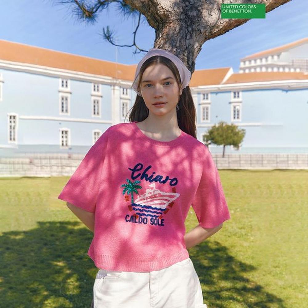 Benetton Benetton Cruise Tricou cu un punct Bakpb6531