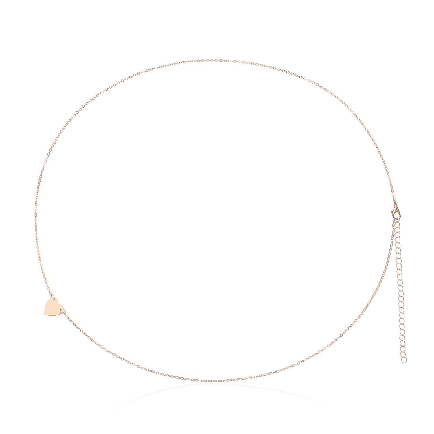 

Accessories, Sexy Peach Heart Waist Chain, Body Belly CHAIN 60-80cm золотой