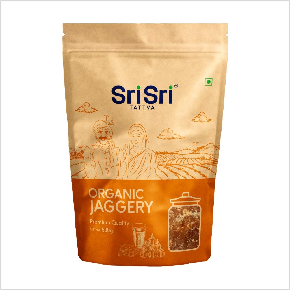 

Sri Sri Tattva Organic Powdered Jaggery 500 G Pack Of 1 Natural Unrefined Sweetener For Cooking Baking Daily Use