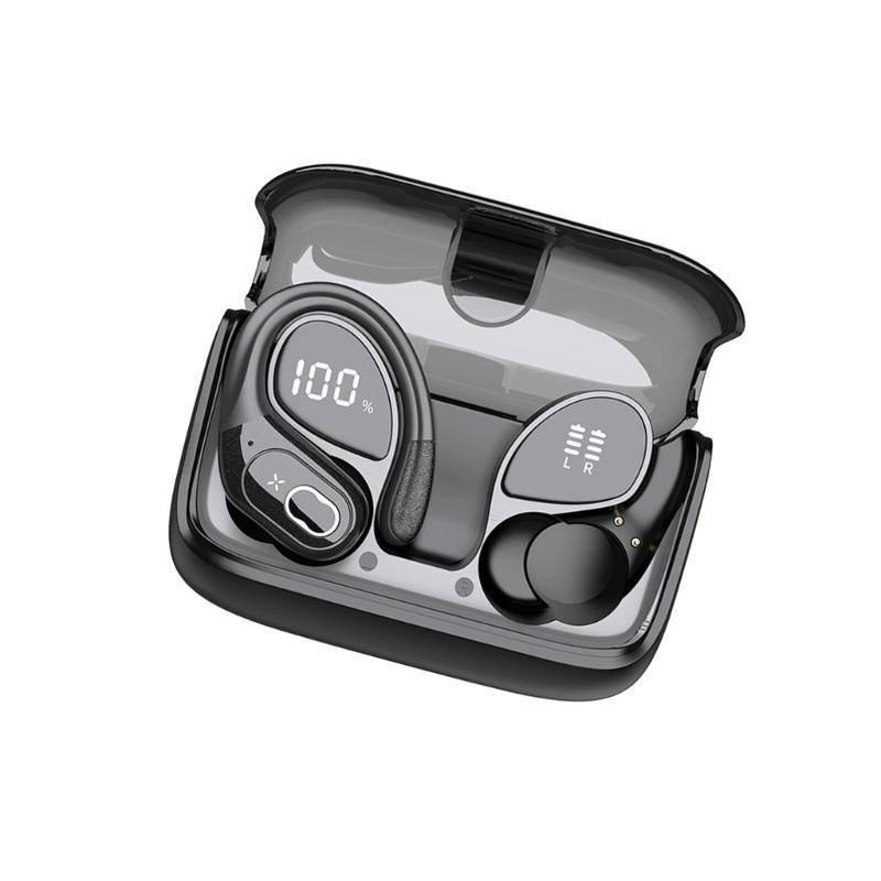 Wireless Sports Headphones IPX5 Waterproof 12H Entertainment Highdefinition Call Noise Cancelling Mic Ergonomic Design S