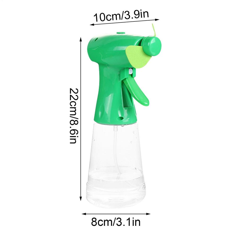 Handheld Fan with Water Spray Misting Fan Manual Misting Fan Battery Operated Fan Water Bottle Sprayer Summer