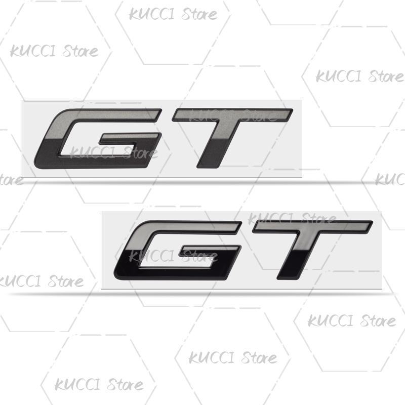 3D Car Sticker GT Logo Metal Emblem Badge Decals