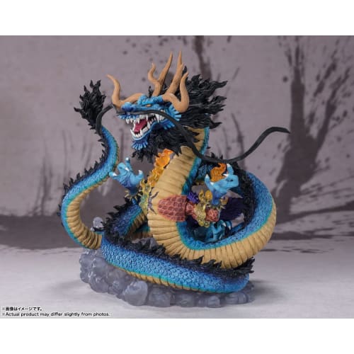 TAMASHII NATIONS Figuarts ZERO Super Fierce Battle ONE PIECE Kaido of the Beasts - Double Dragons - Approx. 300mm PVC & ABS Pre-painted Complete Figur