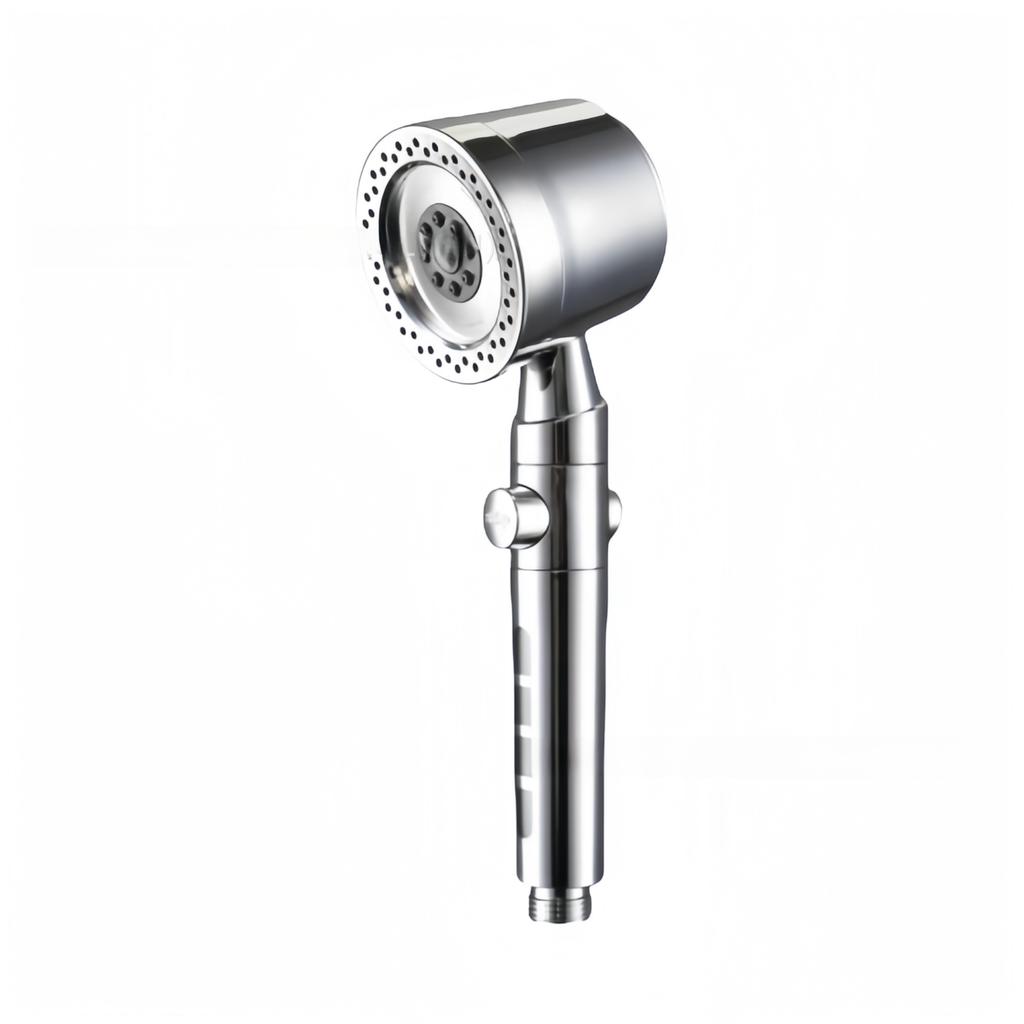 5 Spray ABS Portable Shower Head High Pressure Spa Filtered Shower Heads with Stop Button Universal Bathroom Nozzle