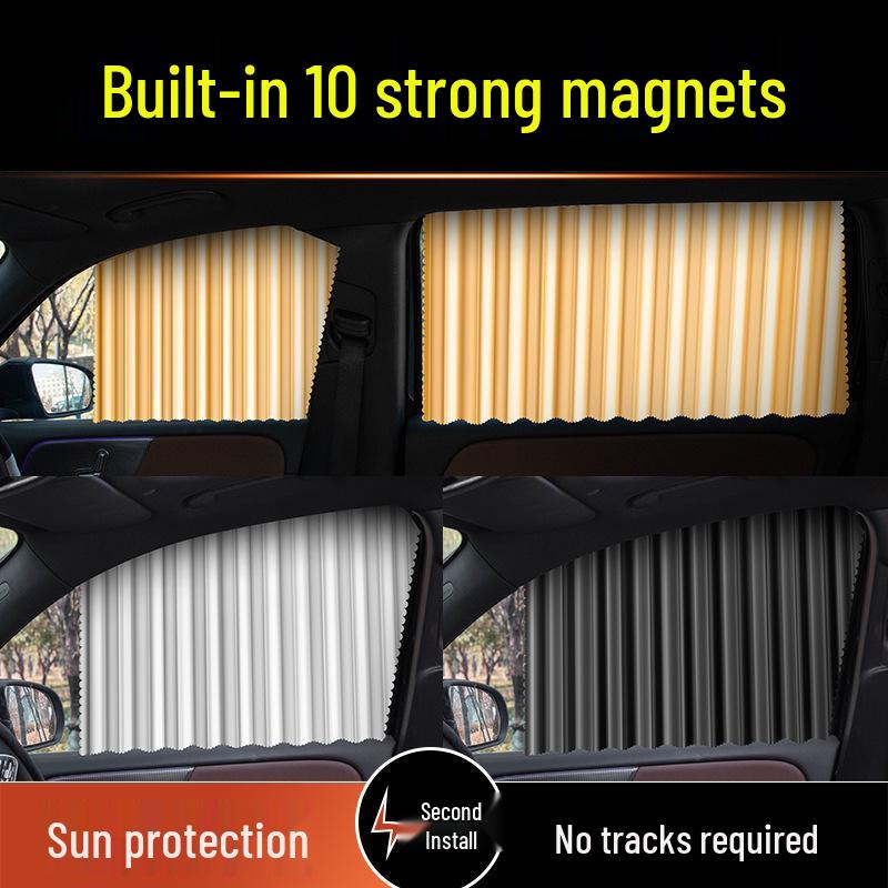 Magnetic Car Sunshade Curtains: Sun Protection & Heat Insulation Privacy Solution