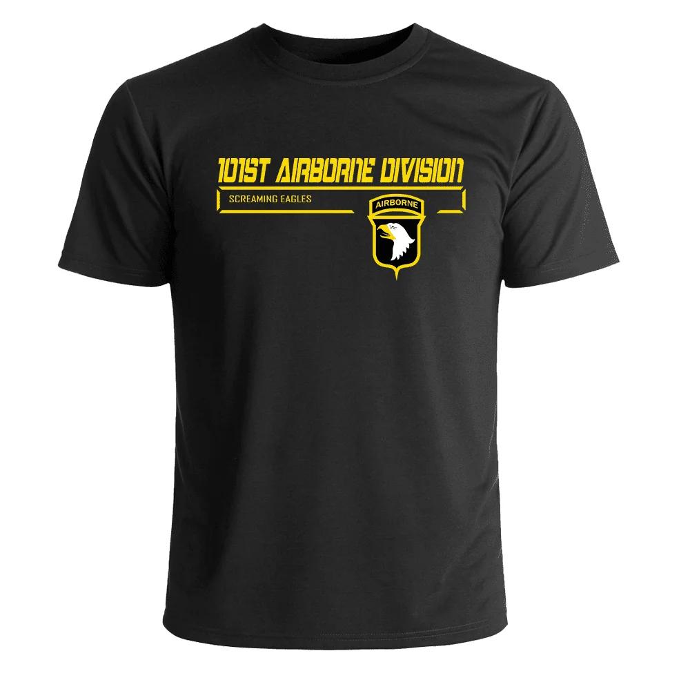 

US Army 101st Airborne Division T-Shirt 100% Cotton O-Neck Summer Short Sleeve Casual Mens T-shirt Size S-3XL S