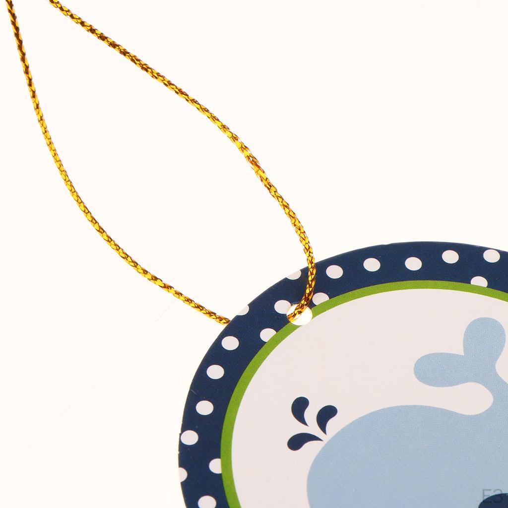 24 Pieces Modern Paper Hanging Tag Plague Home Wedding Party Decor A