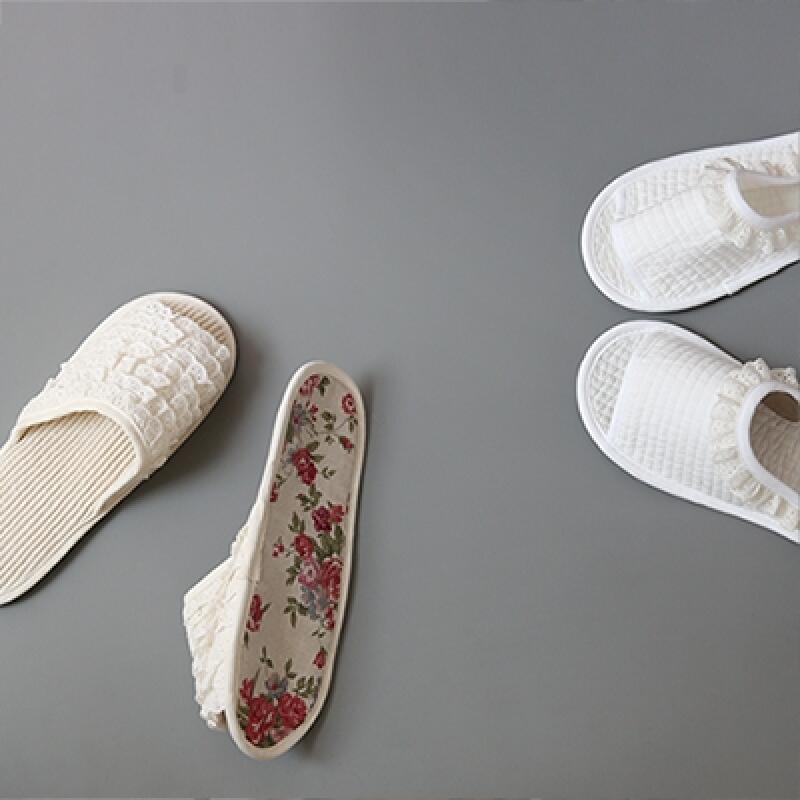 Demarie slippers Cancan Lace (Beige) (+5,400 won)