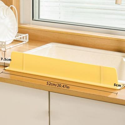 Anti-Splash Anti-Splashing Water Plate Extended Sink Waterproof Silicone Sink Splash Guard Splash Guard Oil-Proof