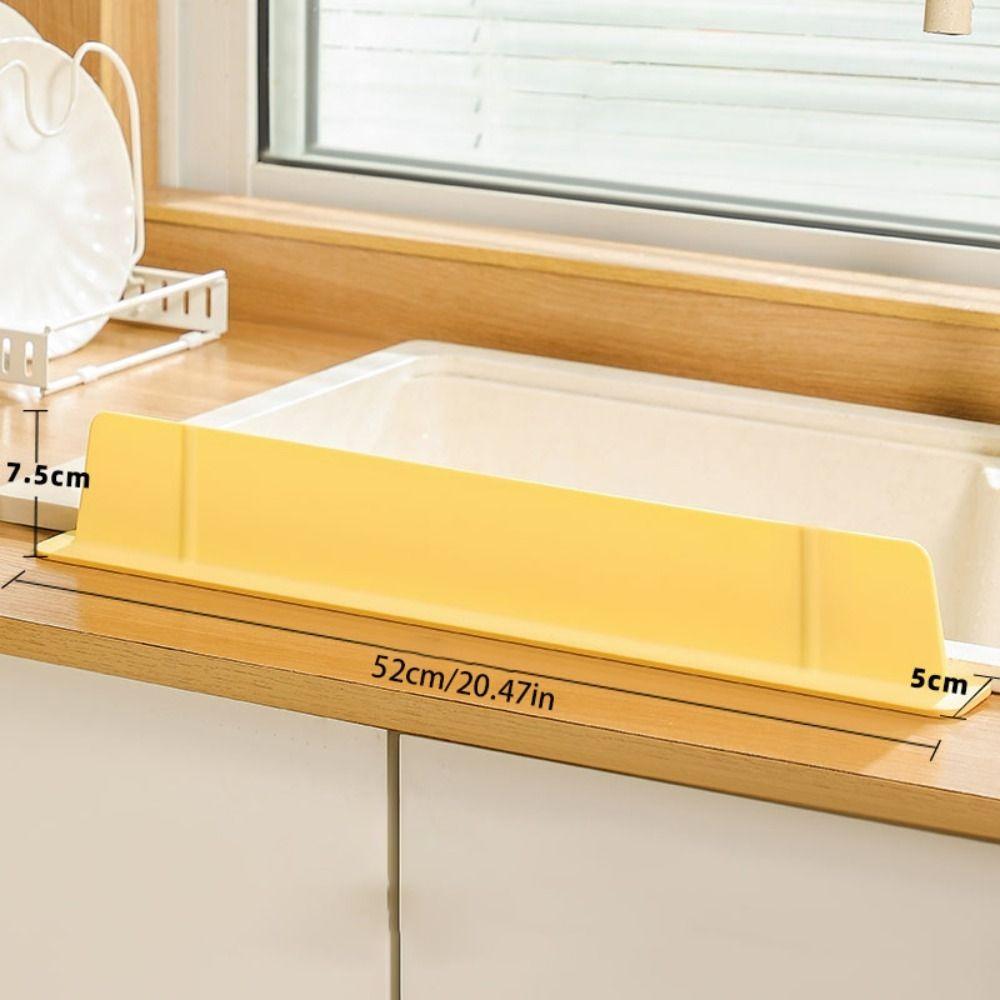 Extended Sink Silicone Sink Splash Guard Splash Guard Sink Splash-proof Water Board  Bathroom Use