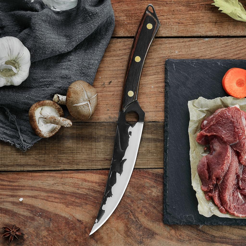 Buy Slicing Chef Stainless Steel Knife Set Full Tang Blade Kitchen