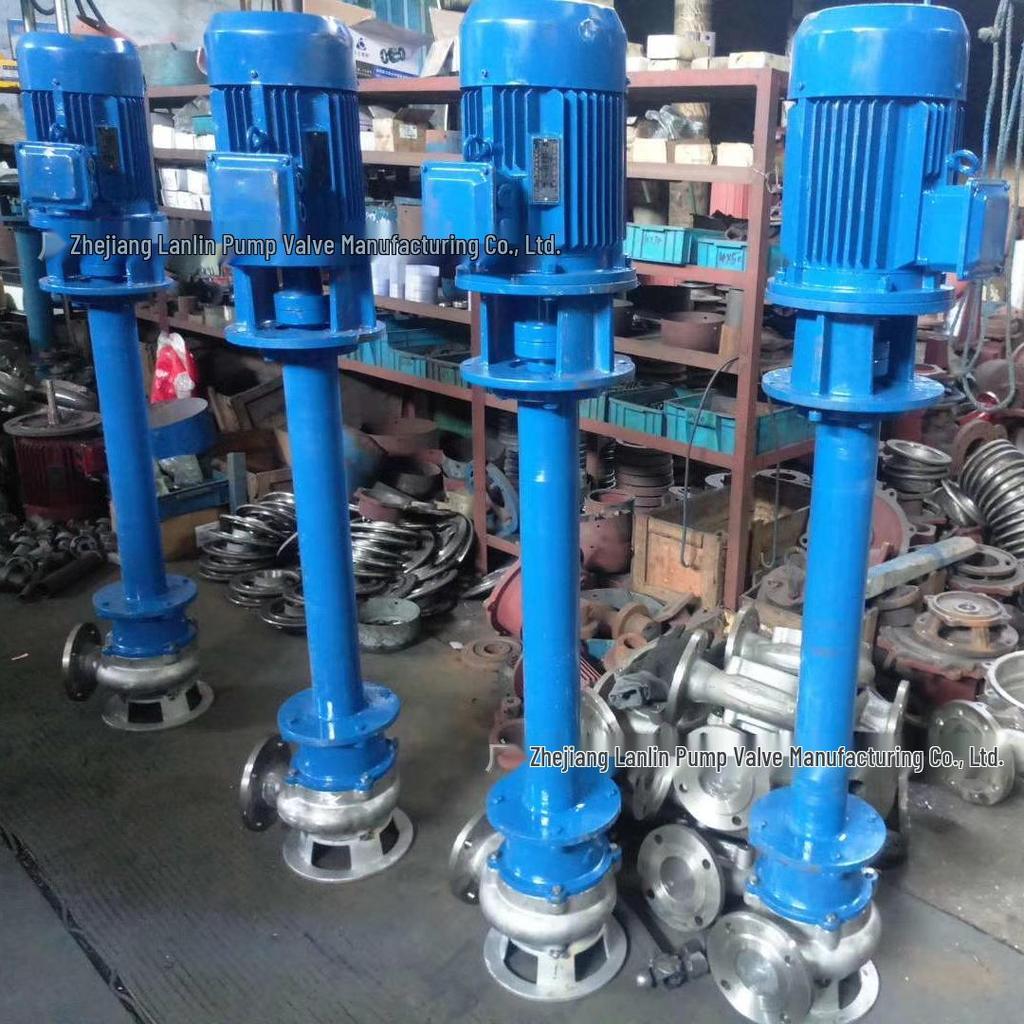Corrosion-Resistant Submersible Sewage Pump, 304/316L Stainless Steel, Acid and Alkali-Resistant Long-Shaft Chemical Centrifugal Pump