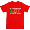 My Social Battery TShirt Summer Funny Introverted Memes T Shirts Cotton Harajuku Tee Shirt For Adult ShortSleeved Casual Tops