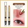 FOMIX Dual-Color Iridescent Eyeshadow Stick: Smudge-Proof, Pearlescent, Brightening, Pigmented Highlighter for Under-Eye and Shadow.