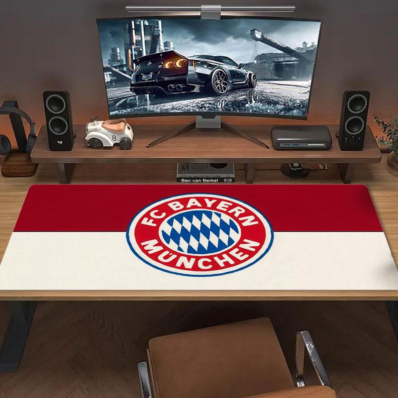 FC Bayern Munchen Large Size Mouse Pad Large Gaming Table Cushion Non-slip Laptop Tablet Big Mousepad XXL Mat Mini PC Playmat With Lock edge