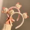 Adorable Bear Plush Headband for Makeup & Skincare